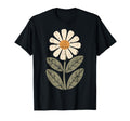 Daisy Flower Boho Art Floral T-Shirt - Casual Everyday Wear Men Women - T-Shirt, Sweatshirt, Hoodie