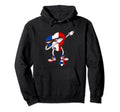 French Soccer Team Dabbing Heart Hoodie - Fun Novelty Design Men Women - T-Shirt, Sweatshirt, Hoodie