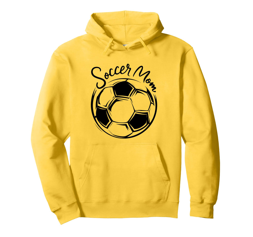 Soccer Mom Proud Football Mothers Game Day Hoodie - Unique Graphic Unisex - T-Shirt, Sweatshirt, Hoodie