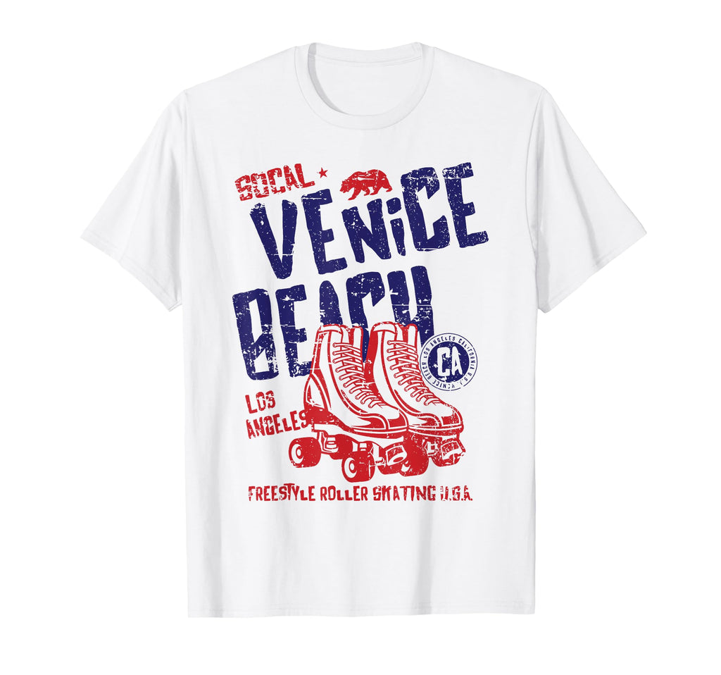 Venice Beach California Roller Skate T-Shirt - Trendy Graphic Unisex - T-Shirt, Sweatshirt, Hoodie