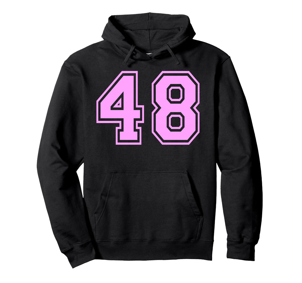 48 Number Forty Eight Sports Varsity Hoodie - Unique Graphic Men Women - T-Shirt, Sweatshirt, Hoodie