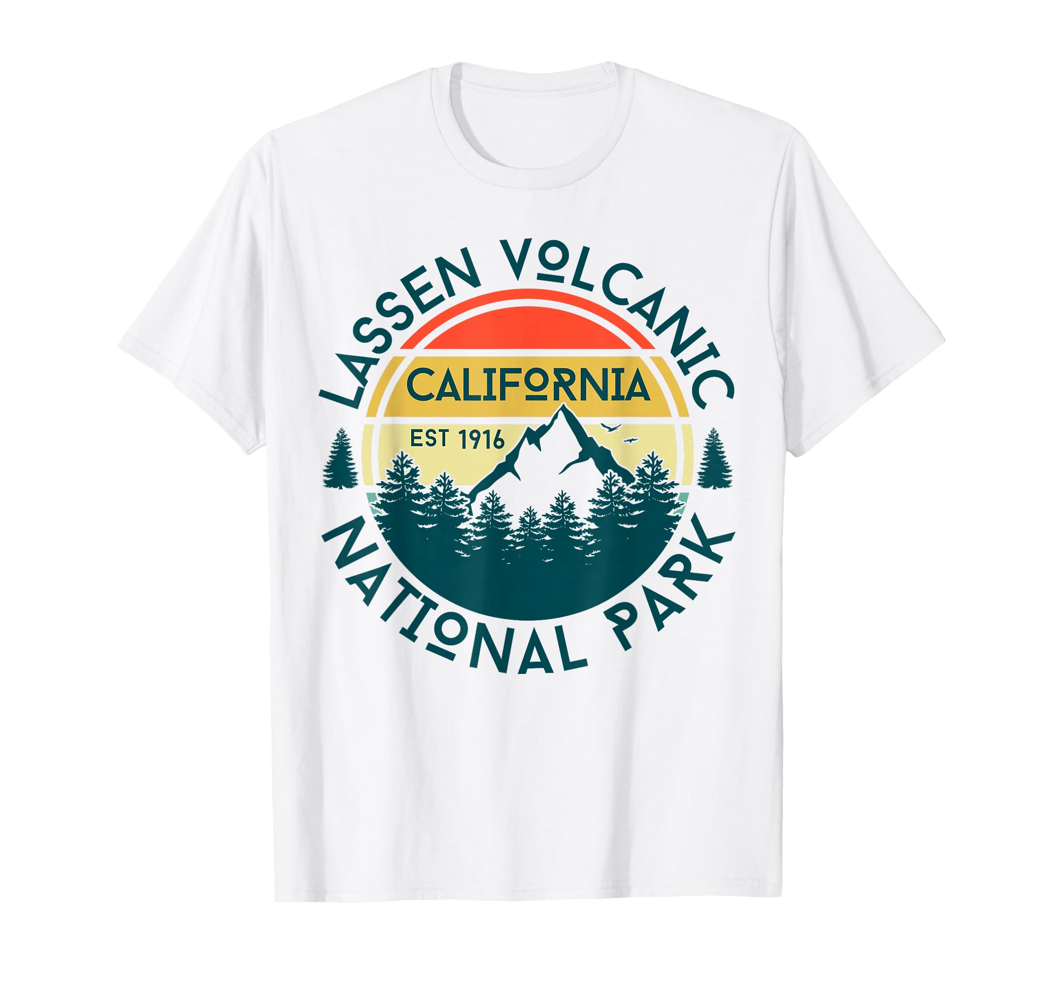 Lassen Volcanic National Park California T-Shirt - Graphic Print Men Women - T-Shirt, Sweatshirt, Hoodie