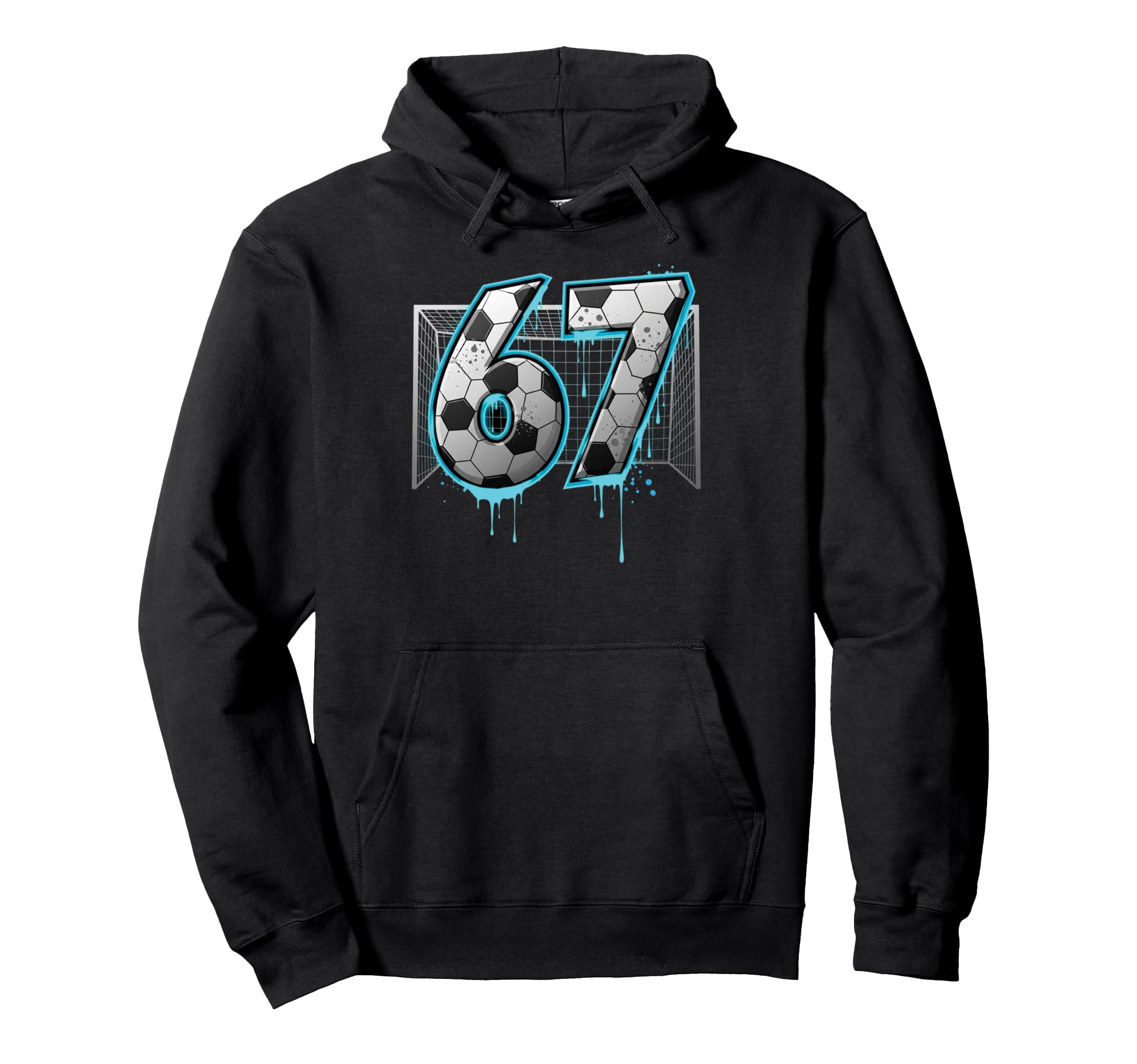 67 Goalkeeper Drip Six Seven Meme Hoodie - Streetwear Style for Adults - T-Shirt, Sweatshirt, Hoodie
