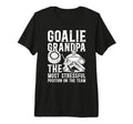 Mens Funny Hockey Goalie Grandpa T-Shirt - Minimalist Print for Adults - T-Shirt, Sweatshirt, Hoodie