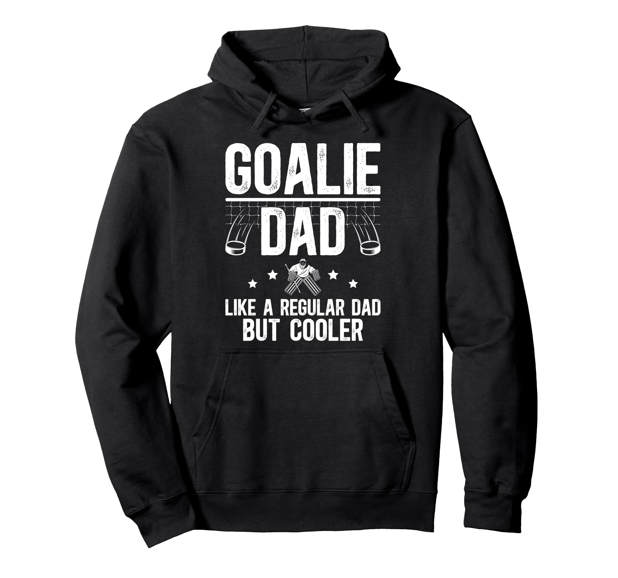 Hockey Goalie Dad Definition Dad Hoodie - Aesthetic Graphic for Adults - T-Shirt, Sweatshirt, Hoodie