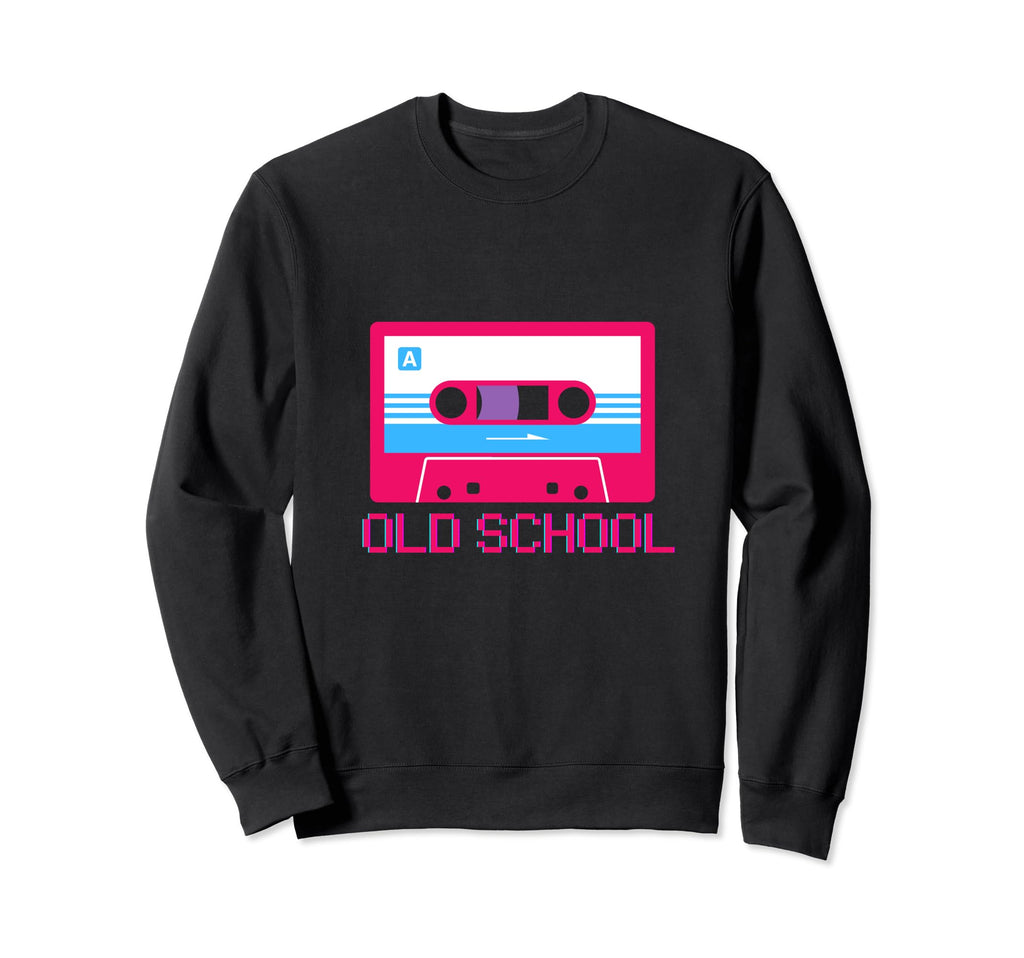 Old School 80S 90S Hip Hop Cassette Sweatshirt - Trendy Graphic Men Women - T-Shirt, Sweatshirt, Hoodie