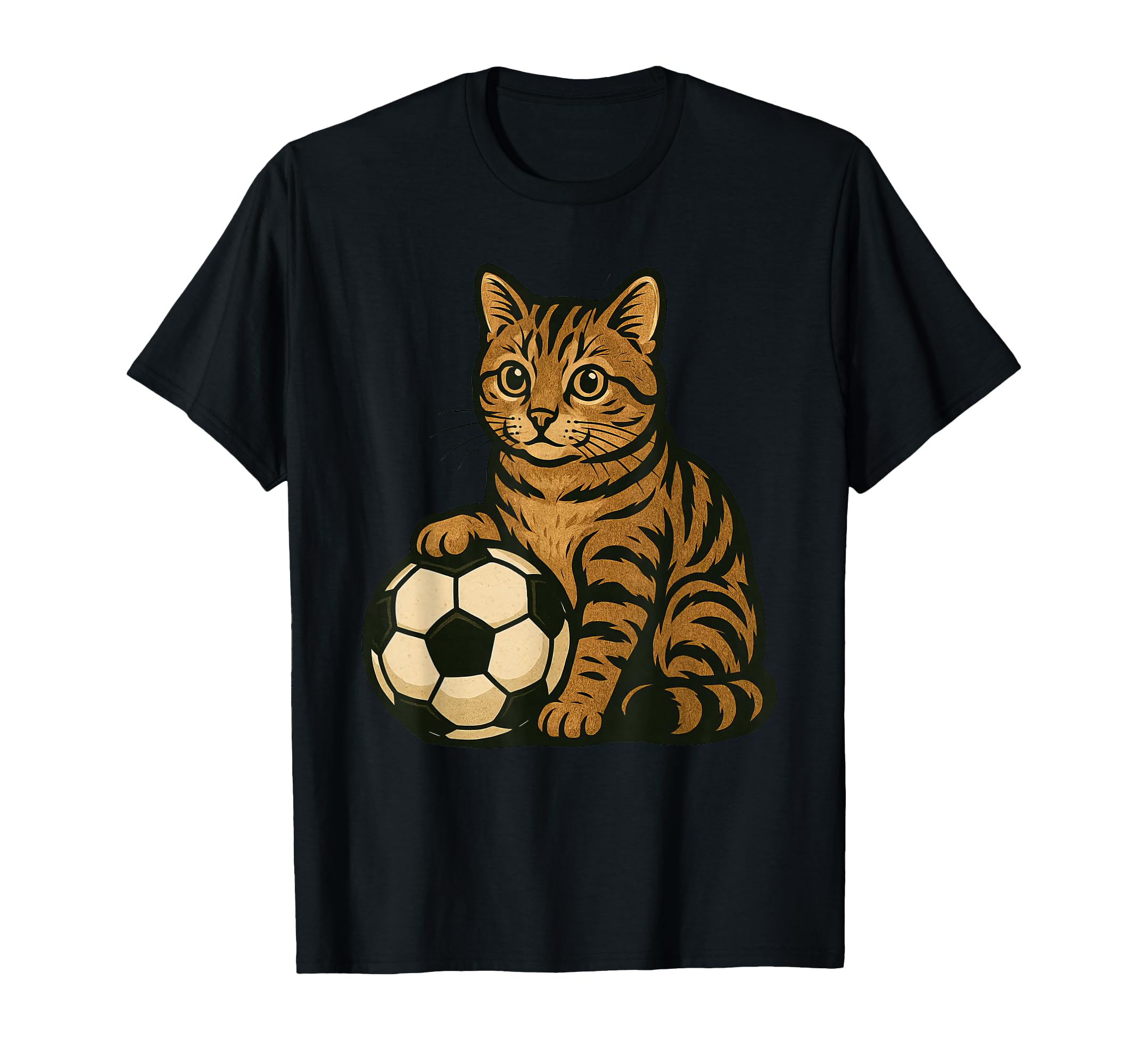 Cat Soccer Cats T-Shirt - Fun Novelty Design Men Women - T-Shirt, Sweatshirt, Hoodie