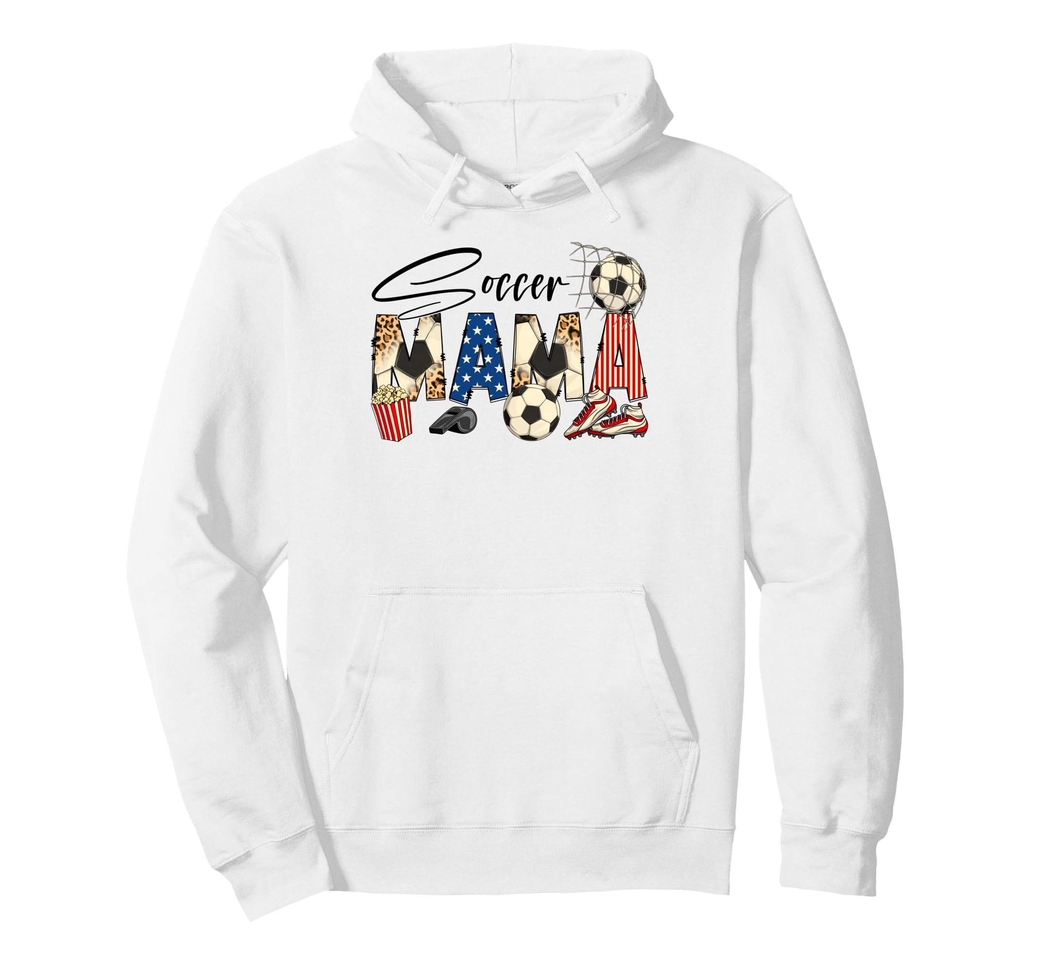 Soccer Mama Mom Soccer Lovers Fans Happy Hoodie - Minimalist Print Unisex - T-Shirt, Sweatshirt, Hoodie