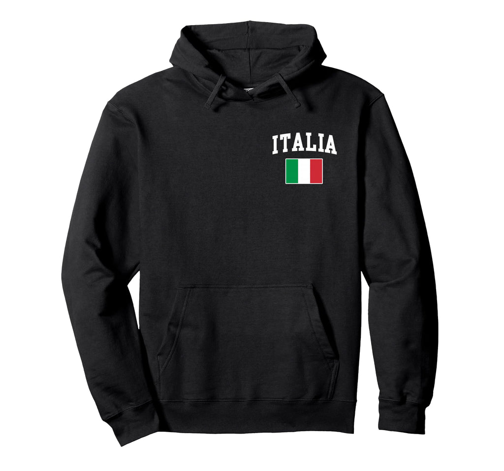 Italia Flag Italy Italian Italiano Hoodie - Streetwear Style for Adults - T-Shirt, Sweatshirt, Hoodie