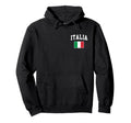 Italia Flag Italy Italian Italiano Hoodie - Streetwear Style for Adults - T-Shirt, Sweatshirt, Hoodie