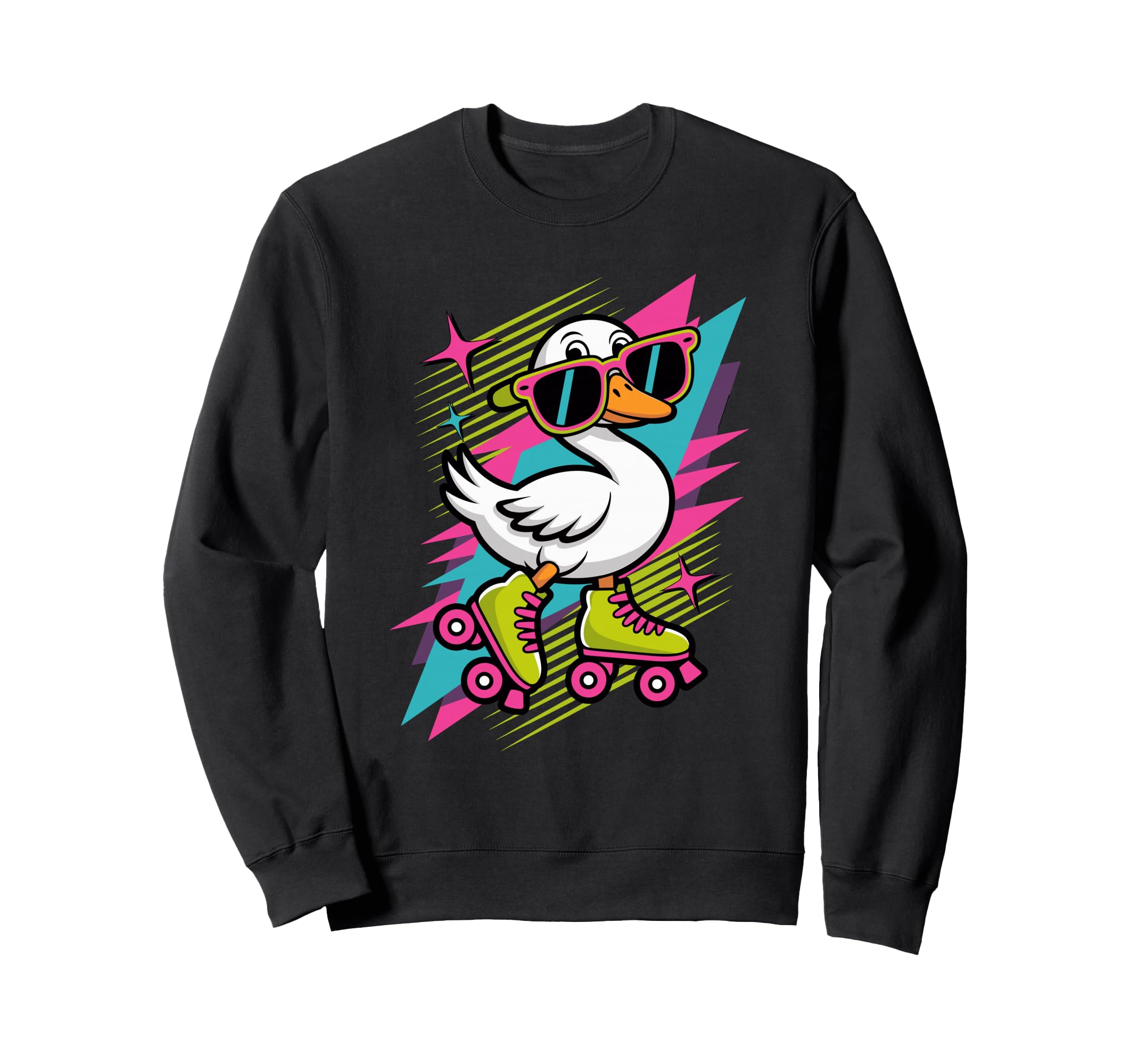 Silly Goose Roller Skates Sweatshirt - Fun Novelty Design for Adults - T-Shirt, Sweatshirt, Hoodie