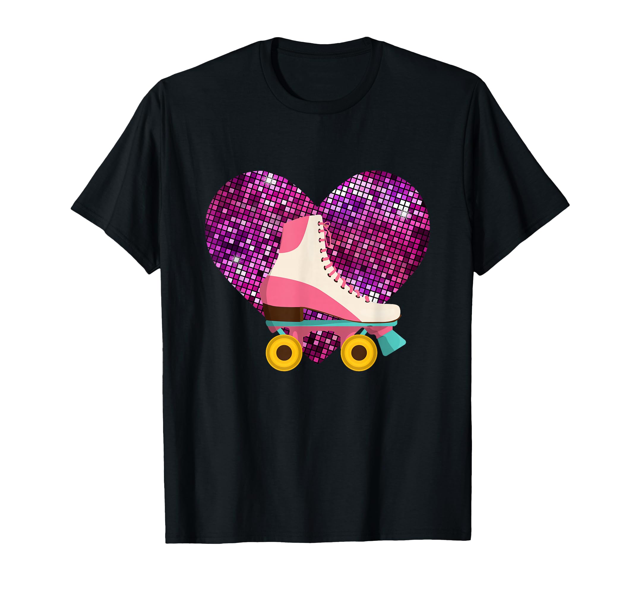 Roller Skating Skate 1970S Disco T-Shirt - Casual Everyday Wear Men Women - T-Shirt, Sweatshirt, Hoodie