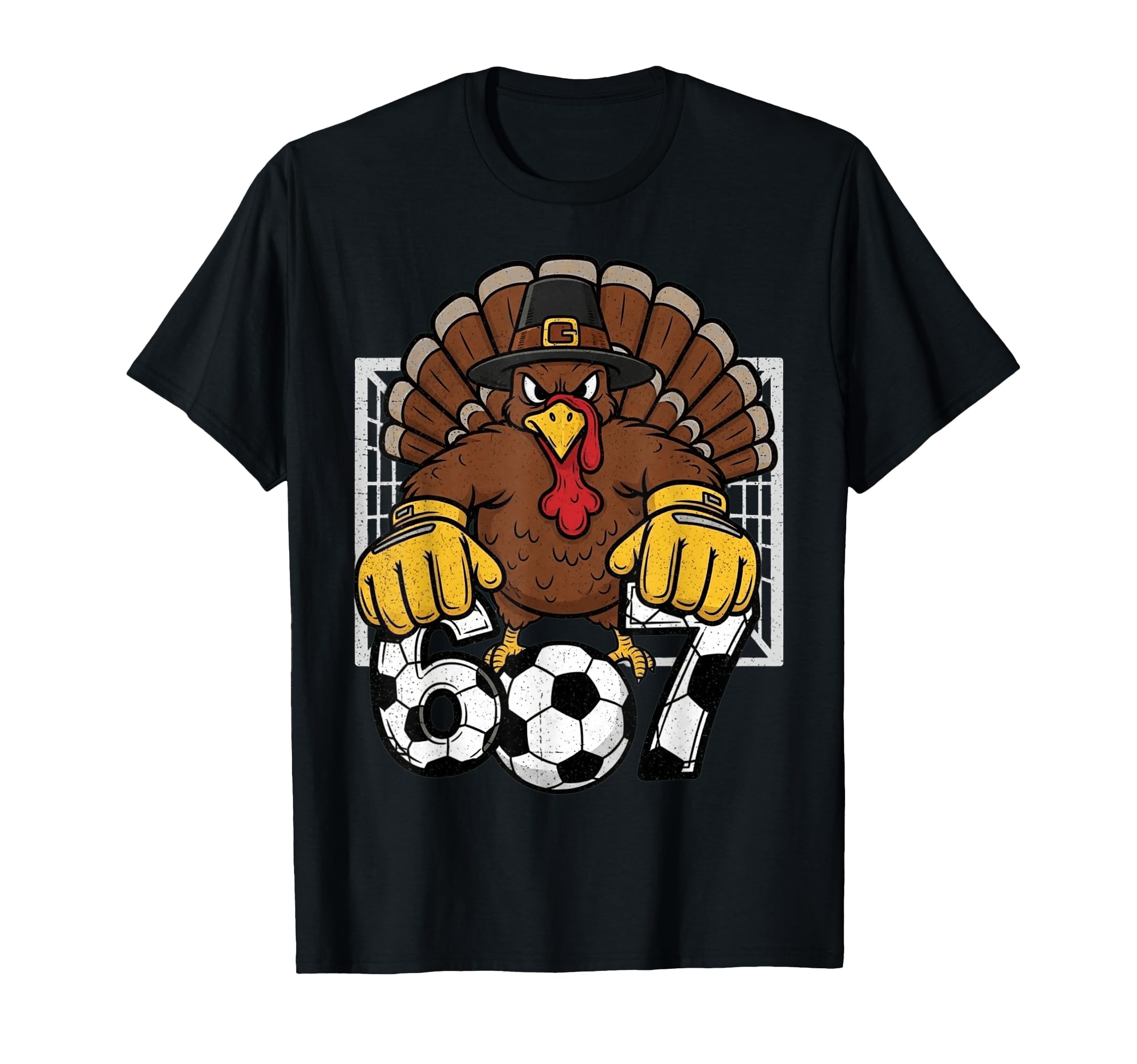 Turkey Goalie Soccer 67 Six Seven T-Shirt - Novelty Apparel for Adults - T-Shirt, Sweatshirt, Hoodie
