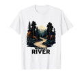 Mianus River Minimalist River Mianus T-Shirt - Graphic Print for Adults - T-Shirt, Sweatshirt, Hoodie