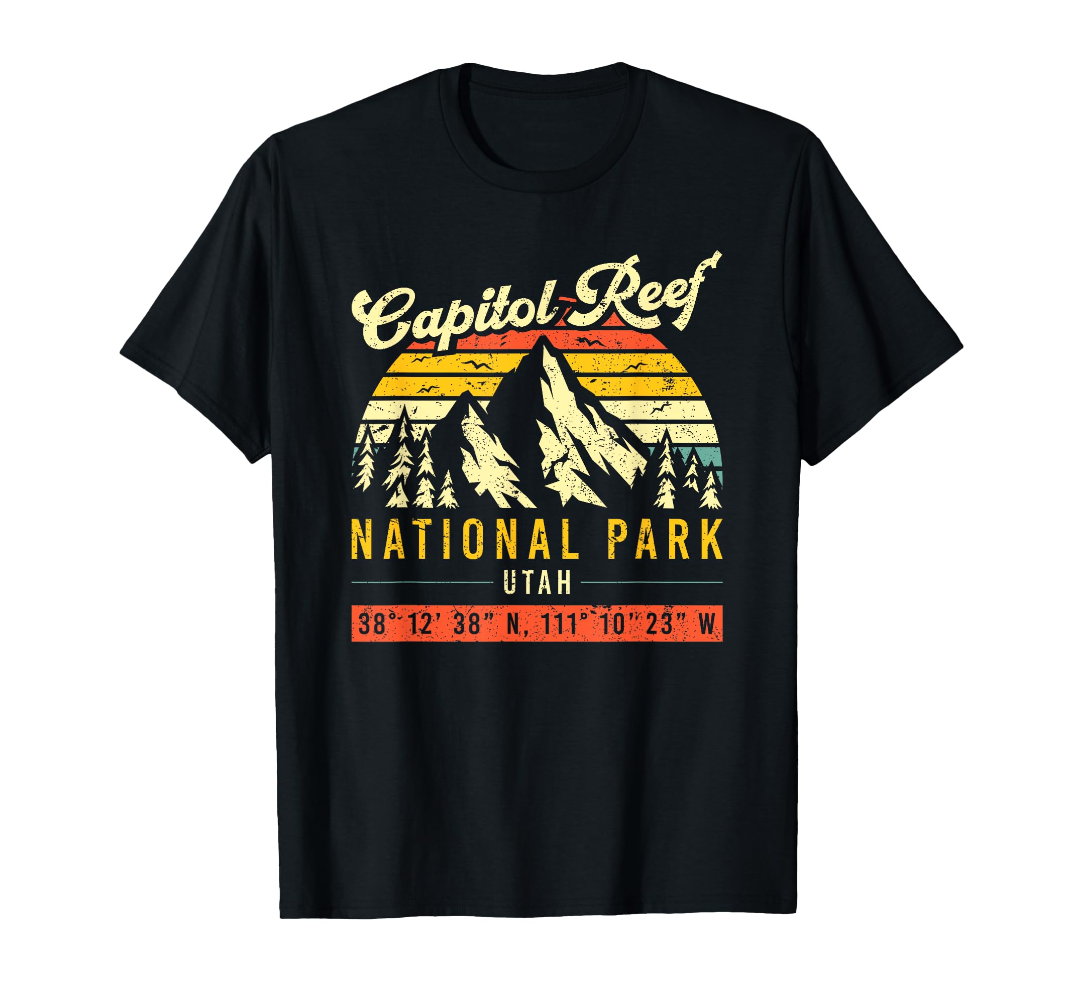 Capitol Reef Coordinate Utah T-Shirt - Casual Everyday Wear for Adults - T-Shirt, Sweatshirt, Hoodie
