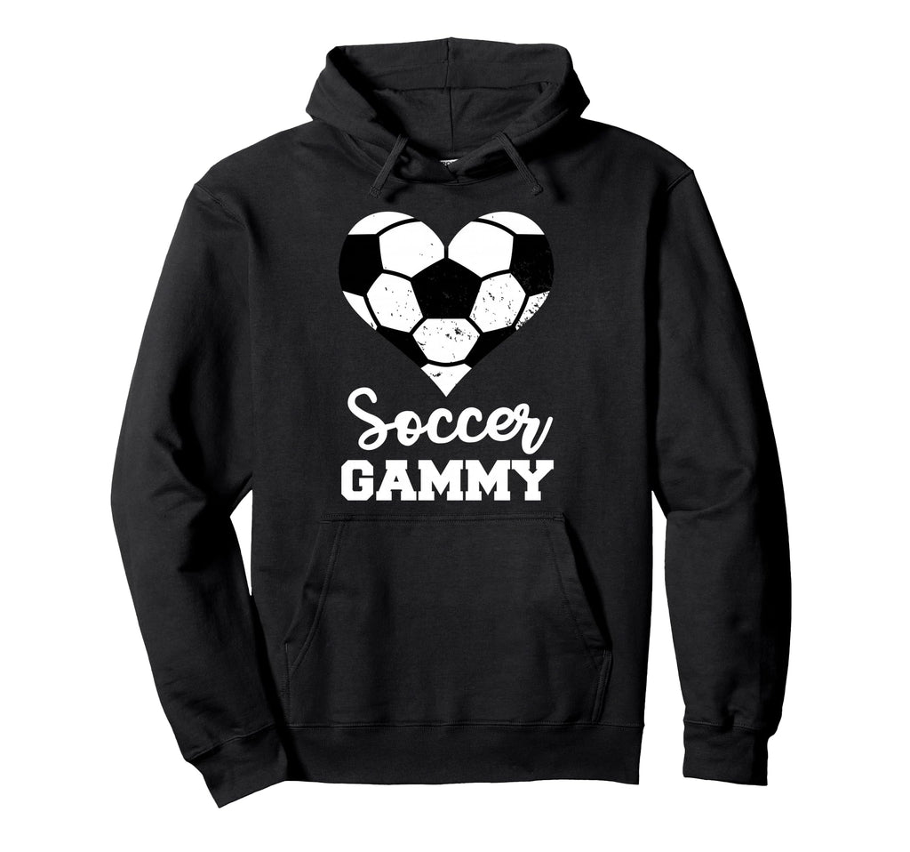 Soccer Gammy Funny Soccer Heart Grandma Hoodie - Unique Graphic for Adults - T-Shirt, Sweatshirt, Hoodie
