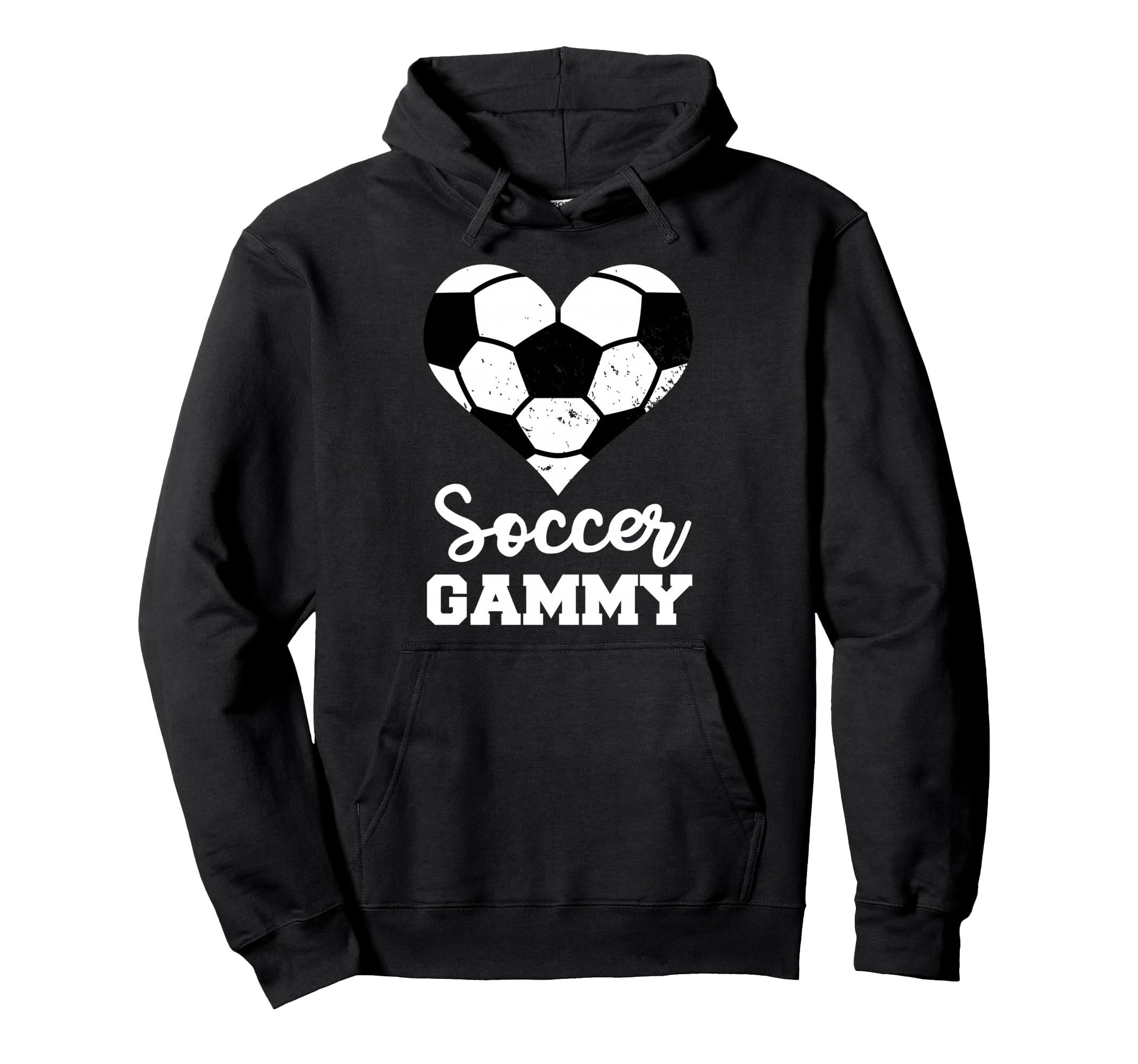 Soccer Gammy Funny Soccer Heart Grandma Hoodie - Unique Graphic for Adults - T-Shirt, Sweatshirt, Hoodie