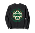 Kicking It Irish Soccer Shamrock Sweatshirt - Custom Art Print Men Women - T-Shirt, Sweatshirt, Hoodie