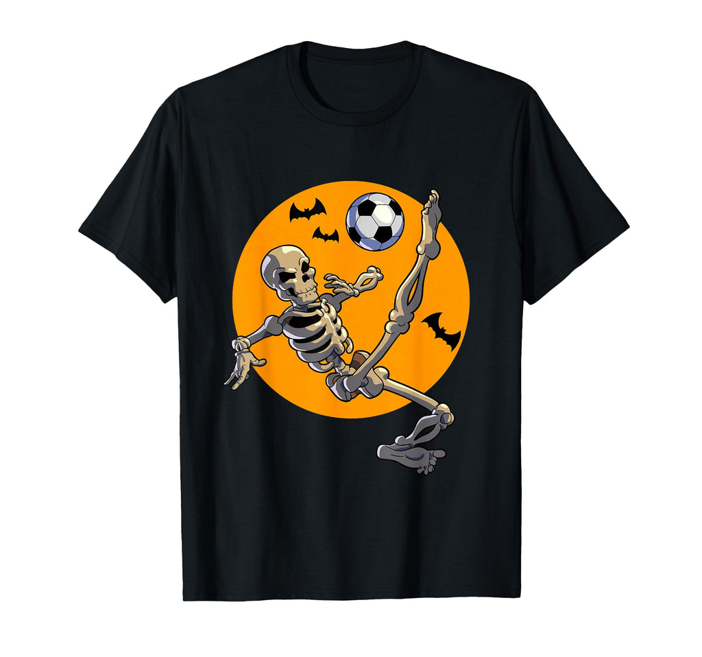 Soccer Skeleton Halloween Skeleton T-Shirt - Novelty Apparel for Adults - T-Shirt, Sweatshirt, Hoodie