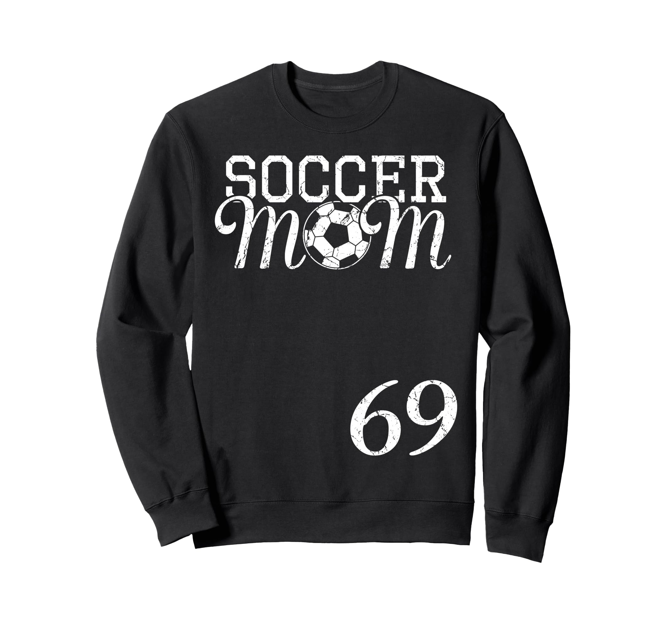 Soccer Mom Jersey Number 69 Sweatshirt - Minimalist Print Men Women - T-Shirt, Sweatshirt, Hoodie
