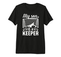 My Son Is Soccer Keeper Mom Soccer T-Shirt - Aesthetic Graphic for Adults - T-Shirt, Sweatshirt, Hoodie