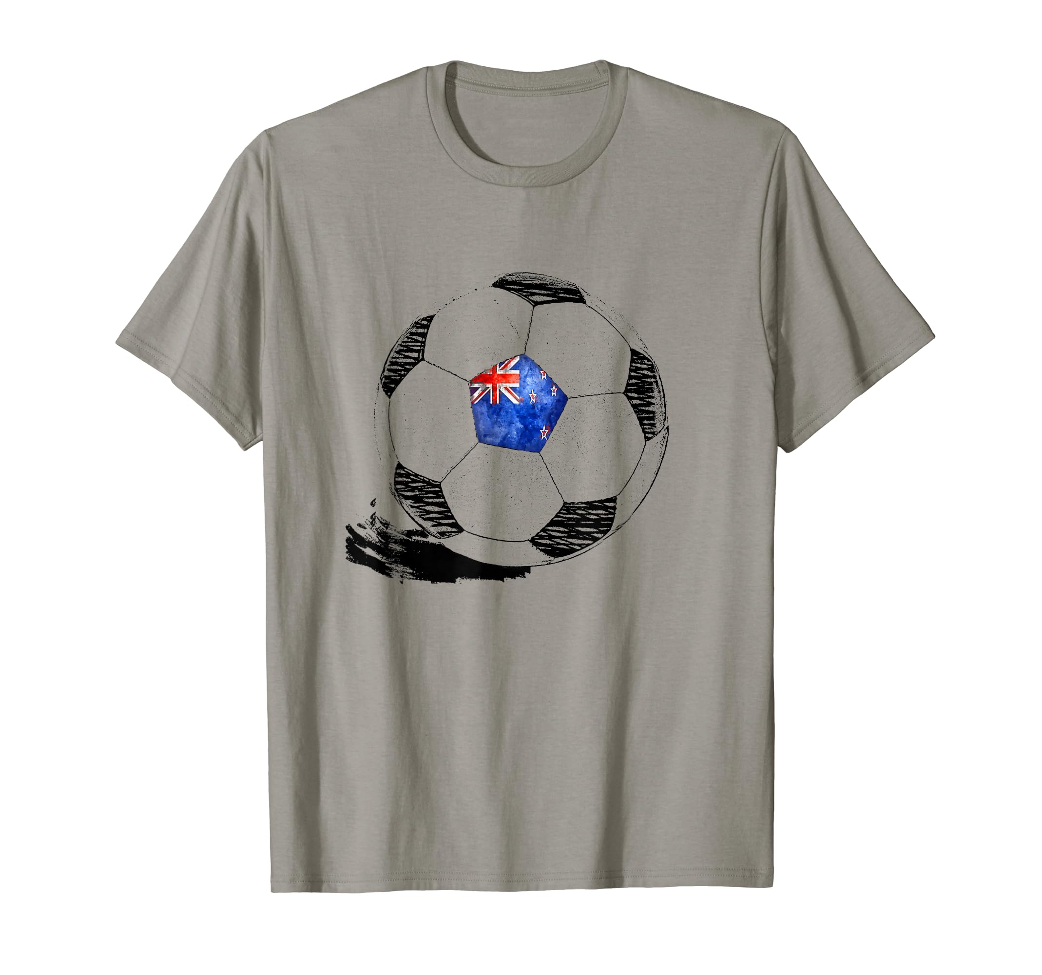 Soccer New Zealand Flag Kiwis Pride T-Shirt - Trendy Graphic for Adults - T-Shirt, Sweatshirt, Hoodie
