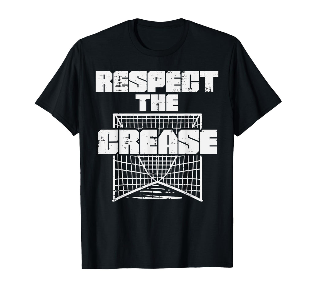 Respect Crease Lacrosse Funny Lax T-Shirt - Novelty Apparel for Adults - T-Shirt, Sweatshirt, Hoodie