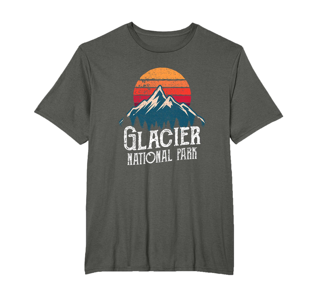 Glacier National Park Montana Mountain T-Shirt - Streetwear Style Men Women - T-Shirt, Sweatshirt, Hoodie