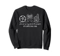 Soccer Lover Soccer Is My Sweatshirt - Minimalist Print for Adults - T-Shirt, Sweatshirt, Hoodie