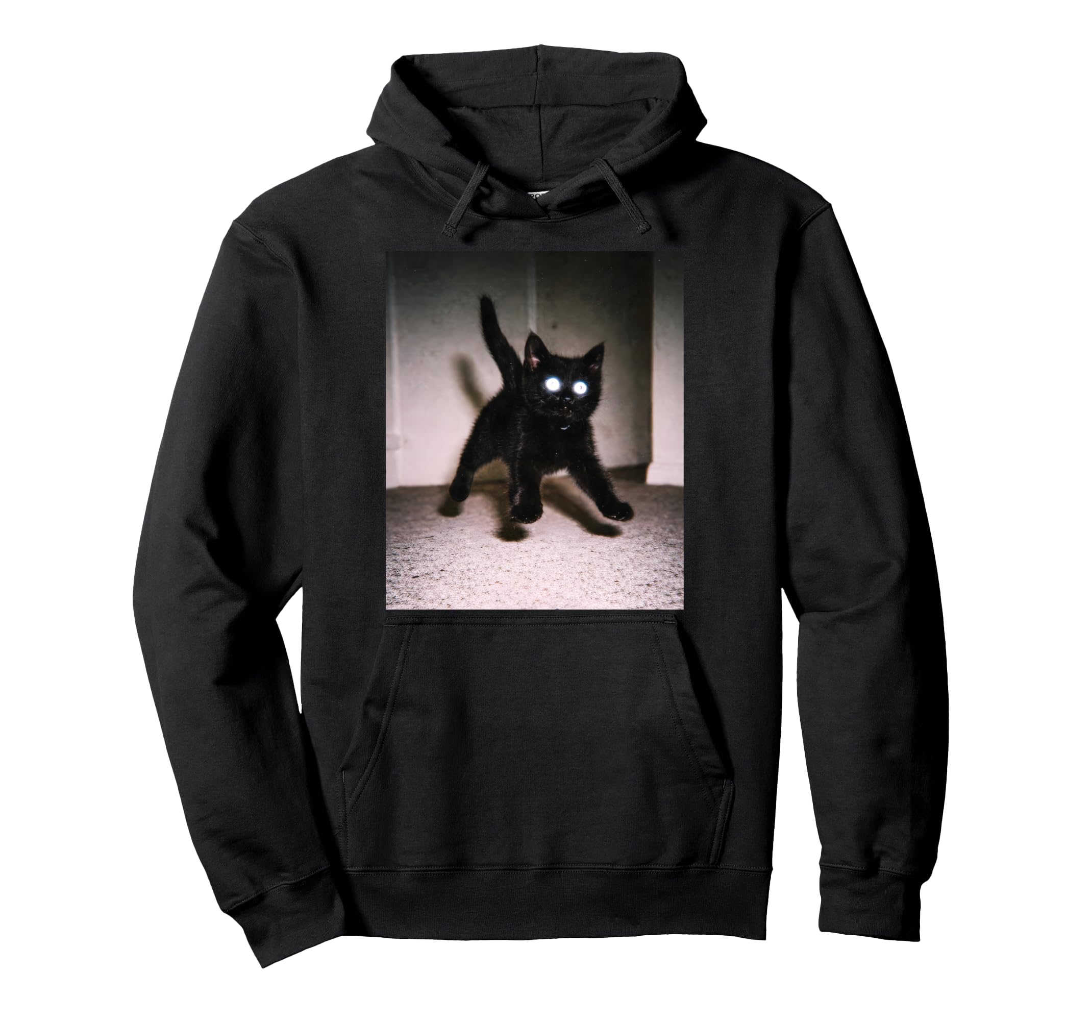 Funny Scared Startled Cat Jumping Hoodie - Streetwear Style for Adults - T-Shirt, Sweatshirt, Hoodie