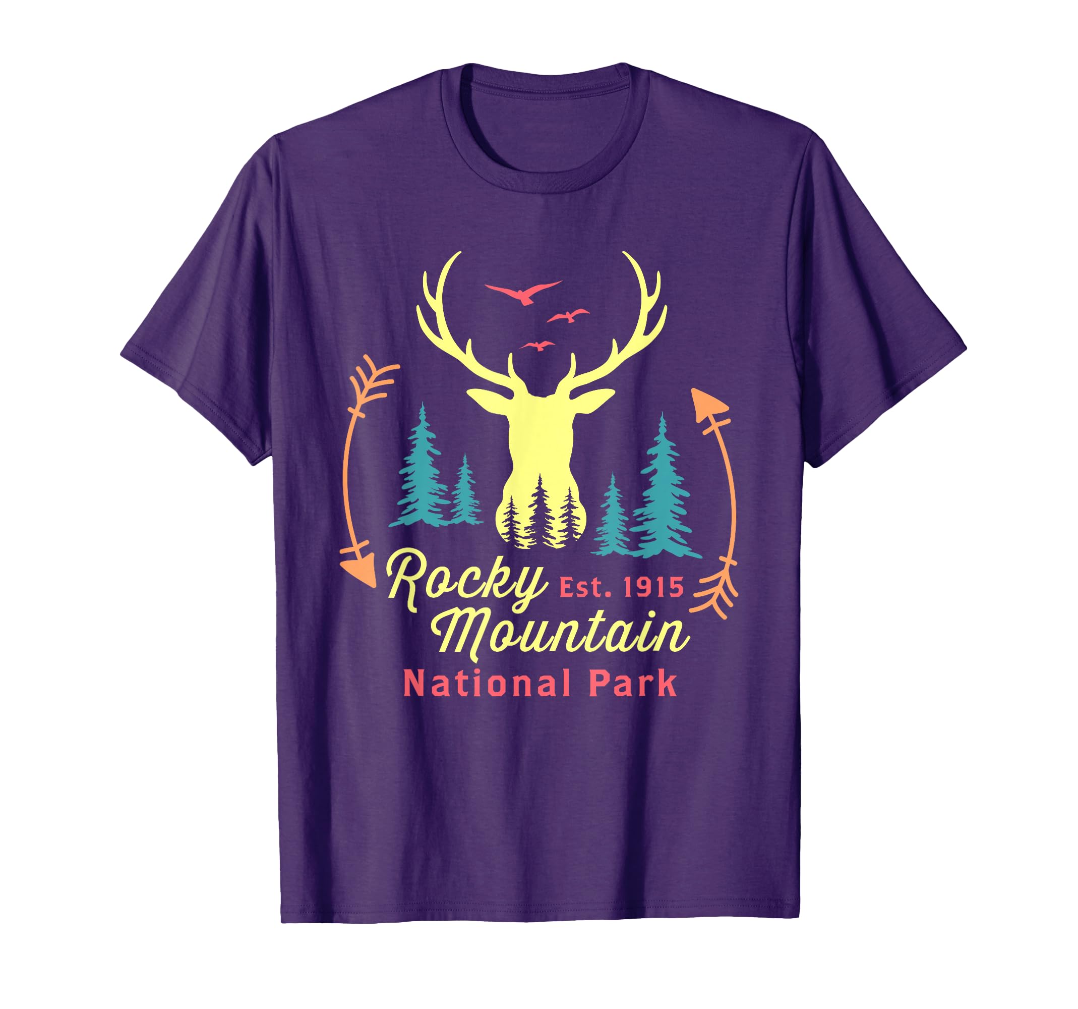 Rocky Mountain National Park Colorado T-Shirt - Graphic Print Unisex - T-Shirt, Sweatshirt, Hoodie