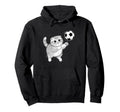 Soccer Kitten Playing Ball Funny Cat Hoodie - Fun Novelty Design Unisex - T-Shirt, Sweatshirt, Hoodie
