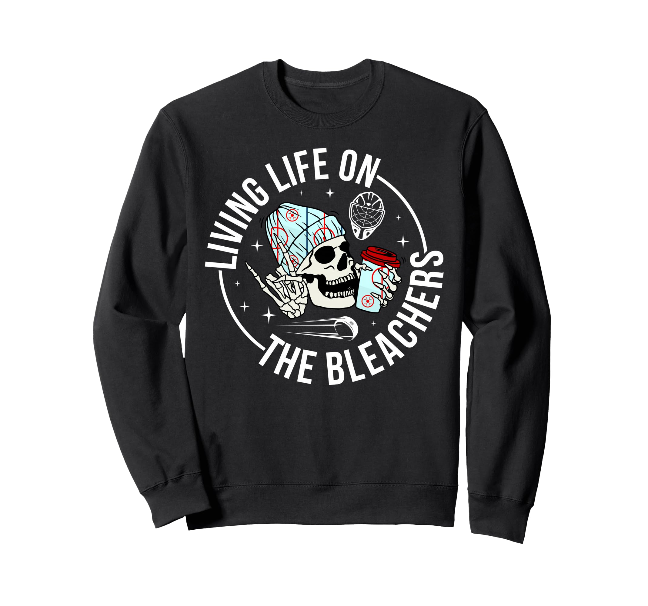 Bleachers Hockey Keeper Mom Sweatshirt - Casual Everyday Wear Men Women - T-Shirt, Sweatshirt, Hoodie