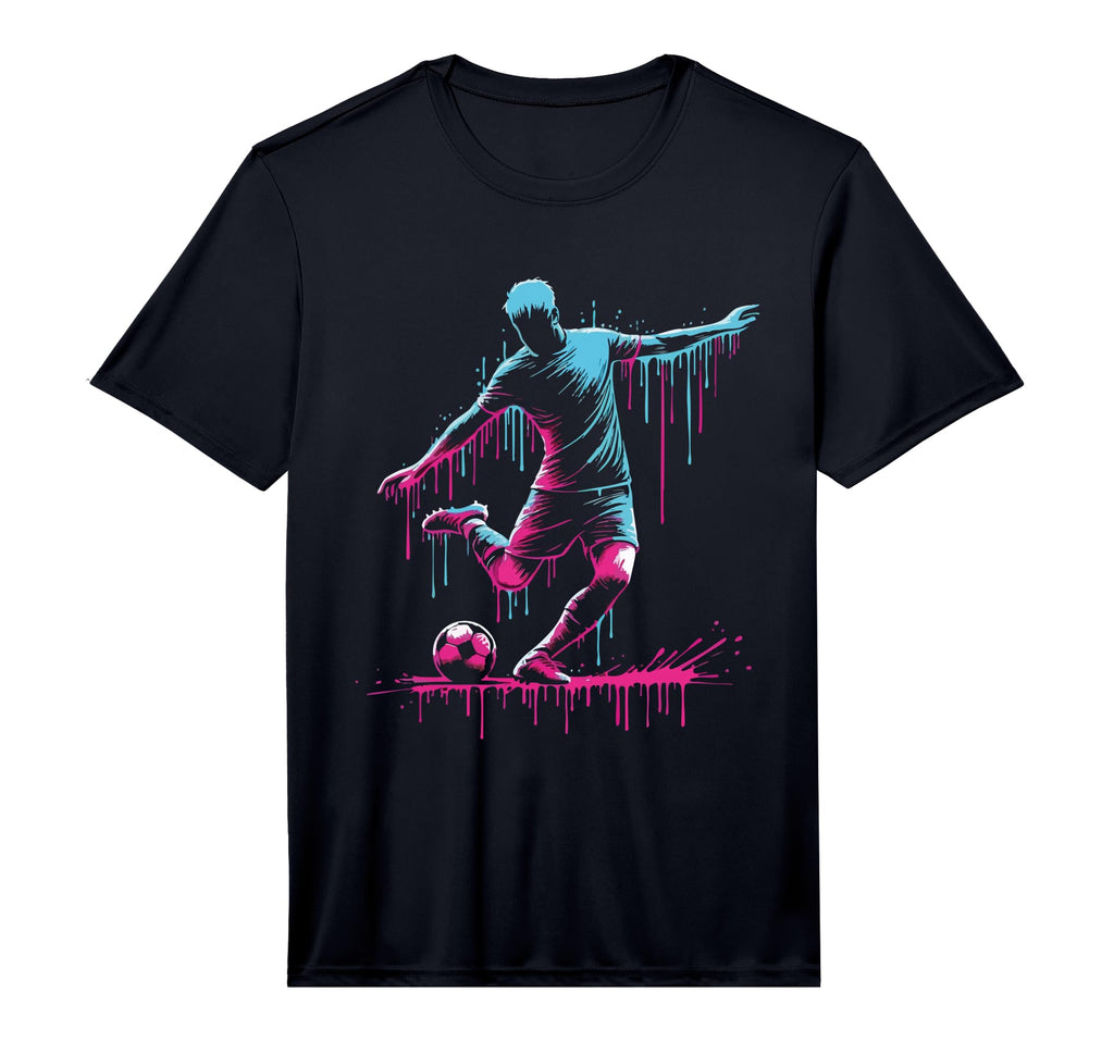 Soccer Football Drip Performance T-Shirt - Graphic Print for Adults - T-Shirt, Sweatshirt, Hoodie