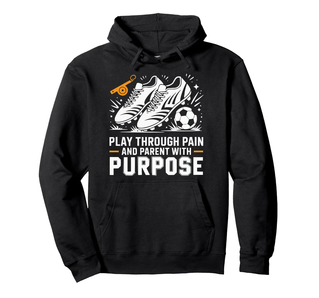 Soccer Player Soccer Dad Kick Sport Hoodie - Minimalist Print Men Women - T-Shirt, Sweatshirt, Hoodie
