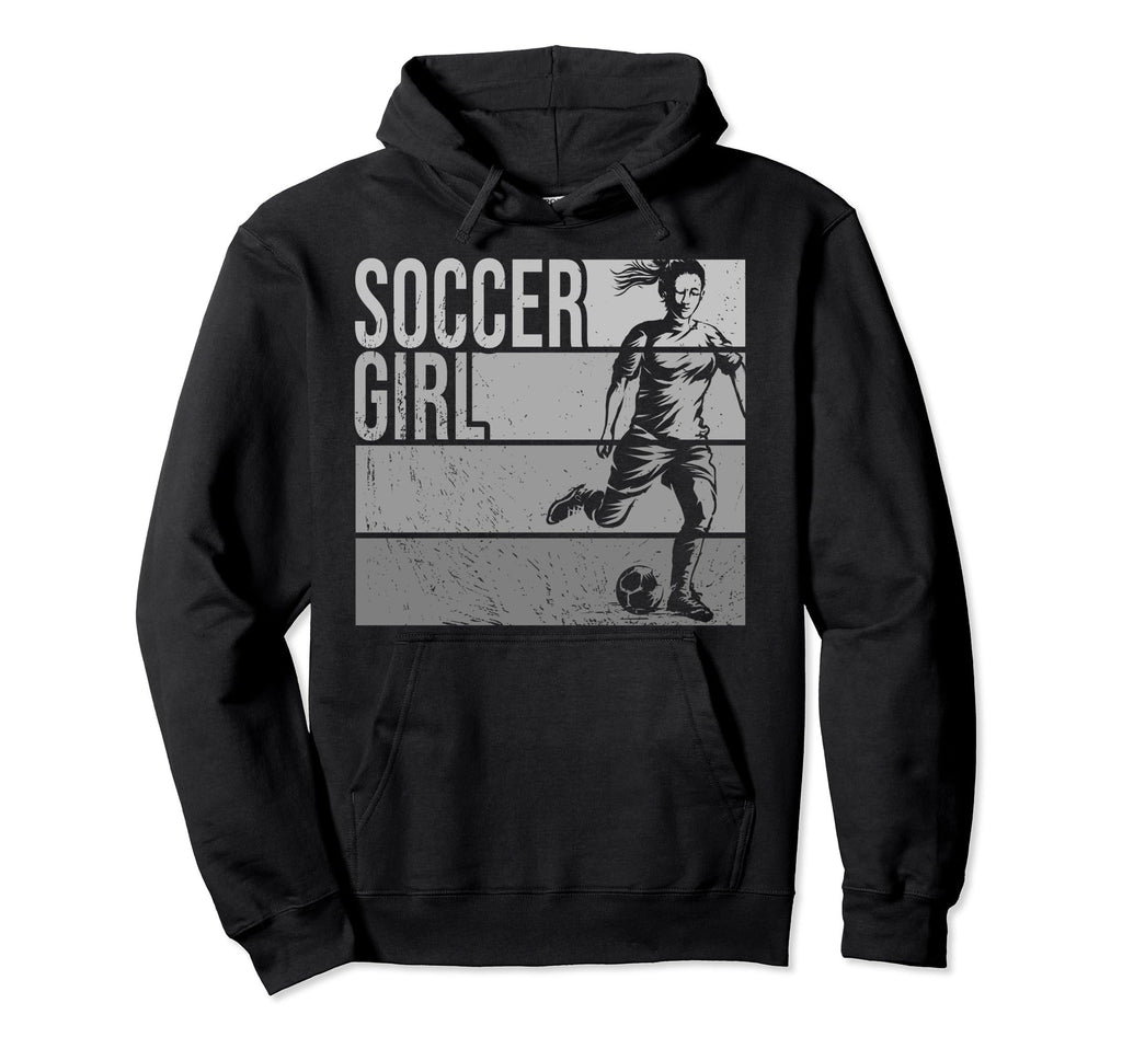 Soccer Funny Footballer Ball And Field Hoodie - Fun Novelty Design Unisex - T-Shirt, Sweatshirt, Hoodie