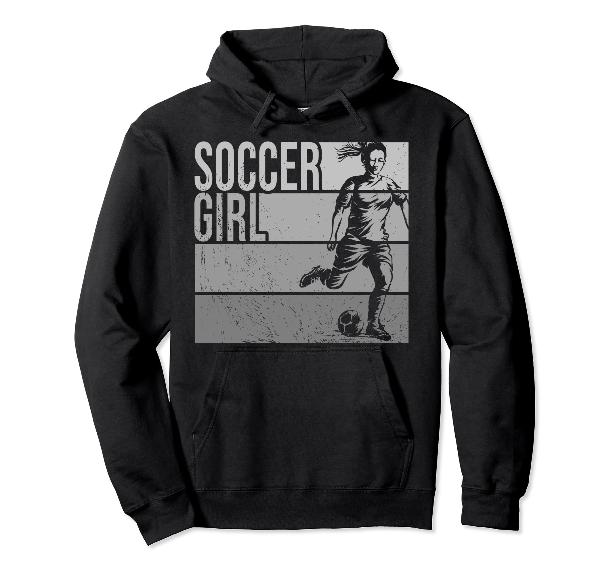Soccer Funny Footballer Ball And Field Hoodie - Fun Novelty Design Unisex - T-Shirt, Sweatshirt, Hoodie