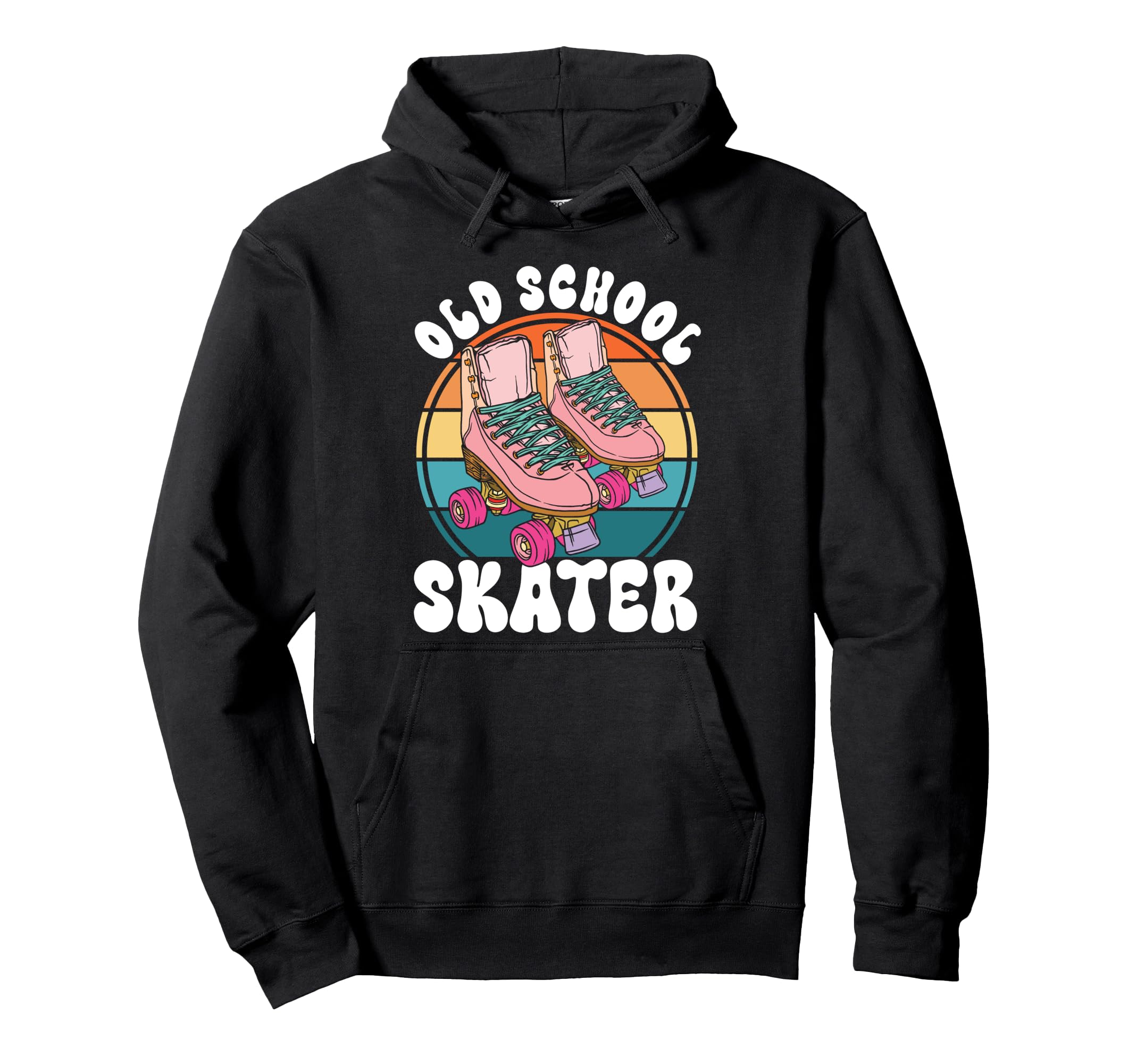 Roller Skating Skate 1970S Old Hoodie - Trendy Graphic for Adults - T-Shirt, Sweatshirt, Hoodie