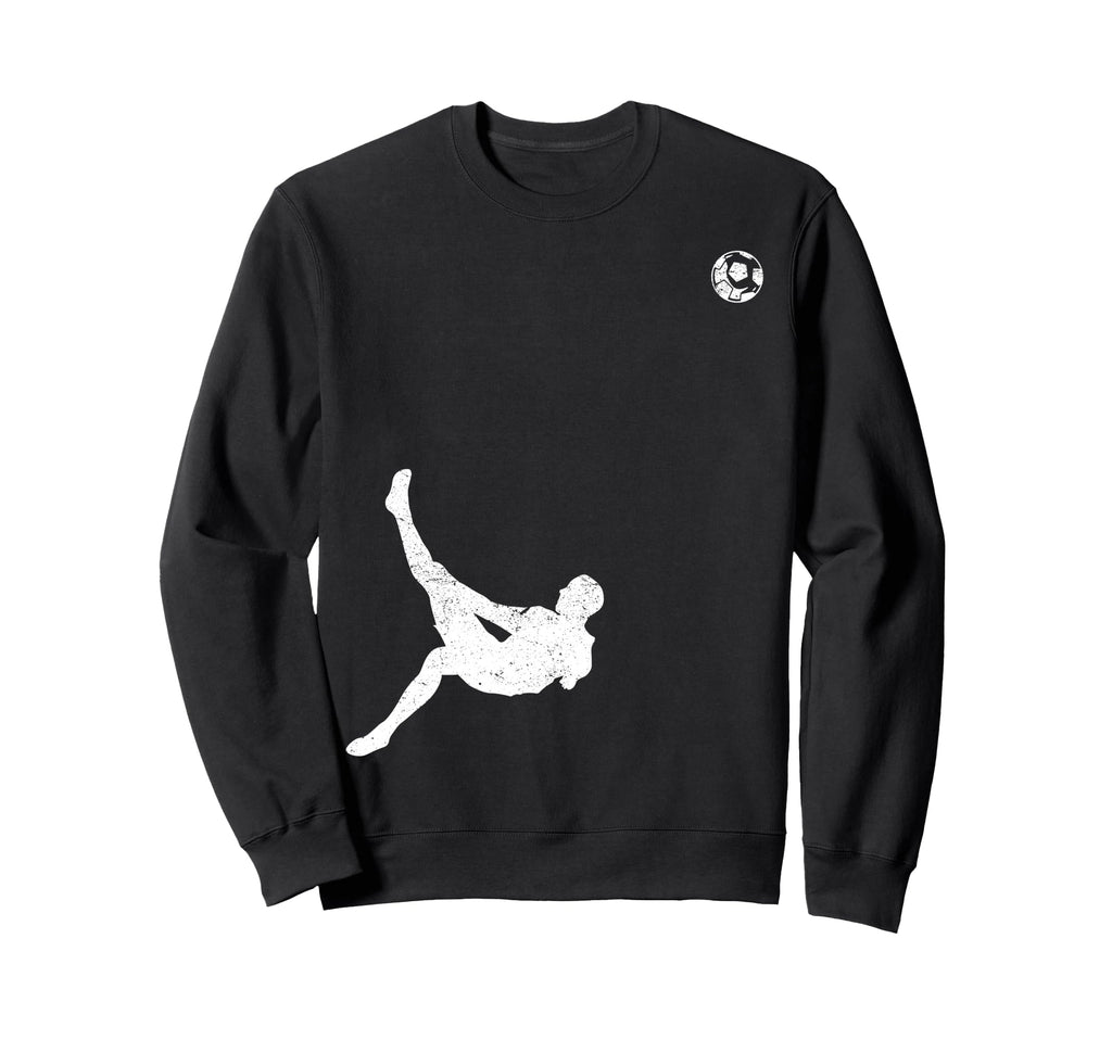 Soccer Bicycle Kick Player Fan Sweatshirt - Minimalist Print Men Women - T-Shirt, Sweatshirt, Hoodie