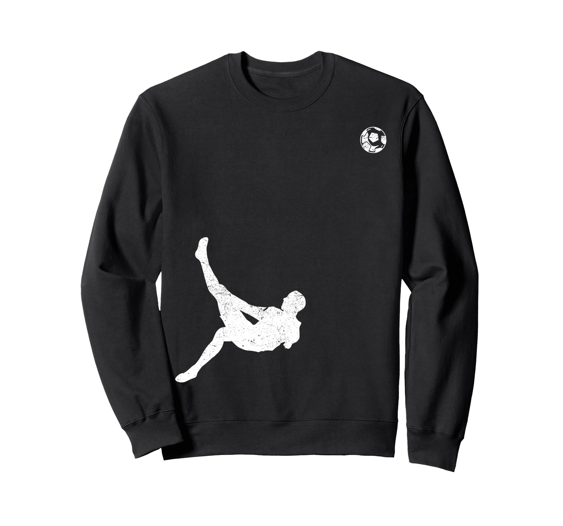 Soccer Bicycle Kick Player Fan Sweatshirt - Minimalist Print Men Women - T-Shirt, Sweatshirt, Hoodie