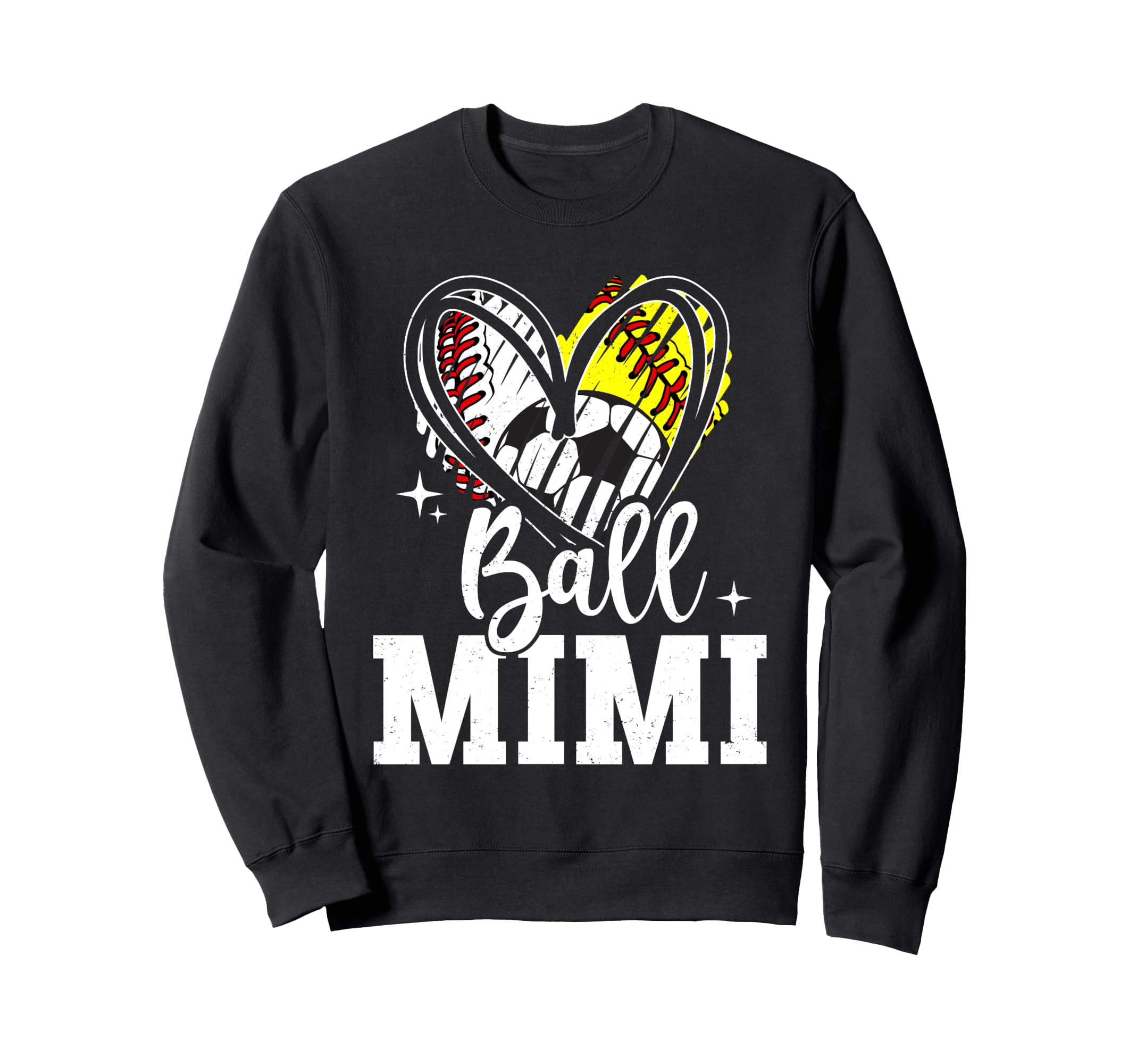Ball Mimi Baseball Softball Soccer Sweatshirt - Streetwear Style Unisex - T-Shirt, Sweatshirt, Hoodie