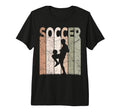 Soccer Soccer Player Soccer Lover Tri Blend T-Shirt - Trendy Graphic Unisex - T-Shirt, Sweatshirt, Hoodie