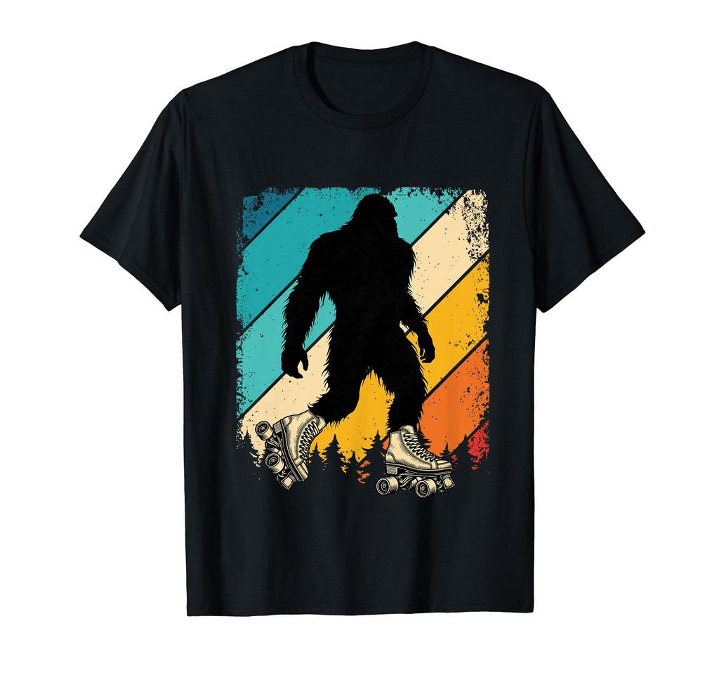 Bigfoot Roller Skates Fun Skating T-Shirt - Custom Art Print for Adults - T-Shirt, Sweatshirt, Hoodie