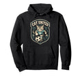 Soccer Cat Illustration Soccer Ball Hoodie - Streetwear Style Men Women - T-Shirt, Sweatshirt, Hoodie