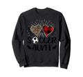 Soccer Aunt Buffalo Plaid Mothers Sweatshirt - Trendy Graphic Men Women - T-Shirt, Sweatshirt, Hoodie