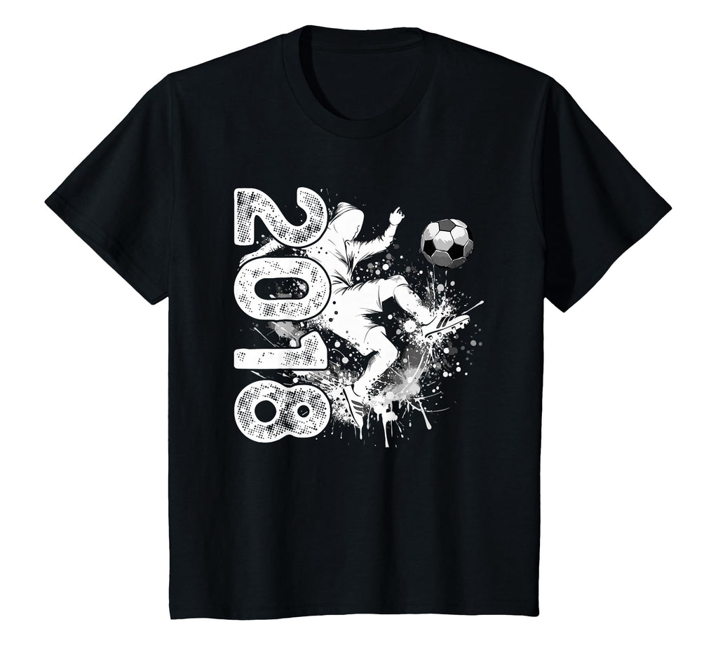 8Th Birthday Soccer 2018 Kick Silhouette T-Shirt - Unique Graphic Men Women - T-Shirt, Sweatshirt, Hoodie