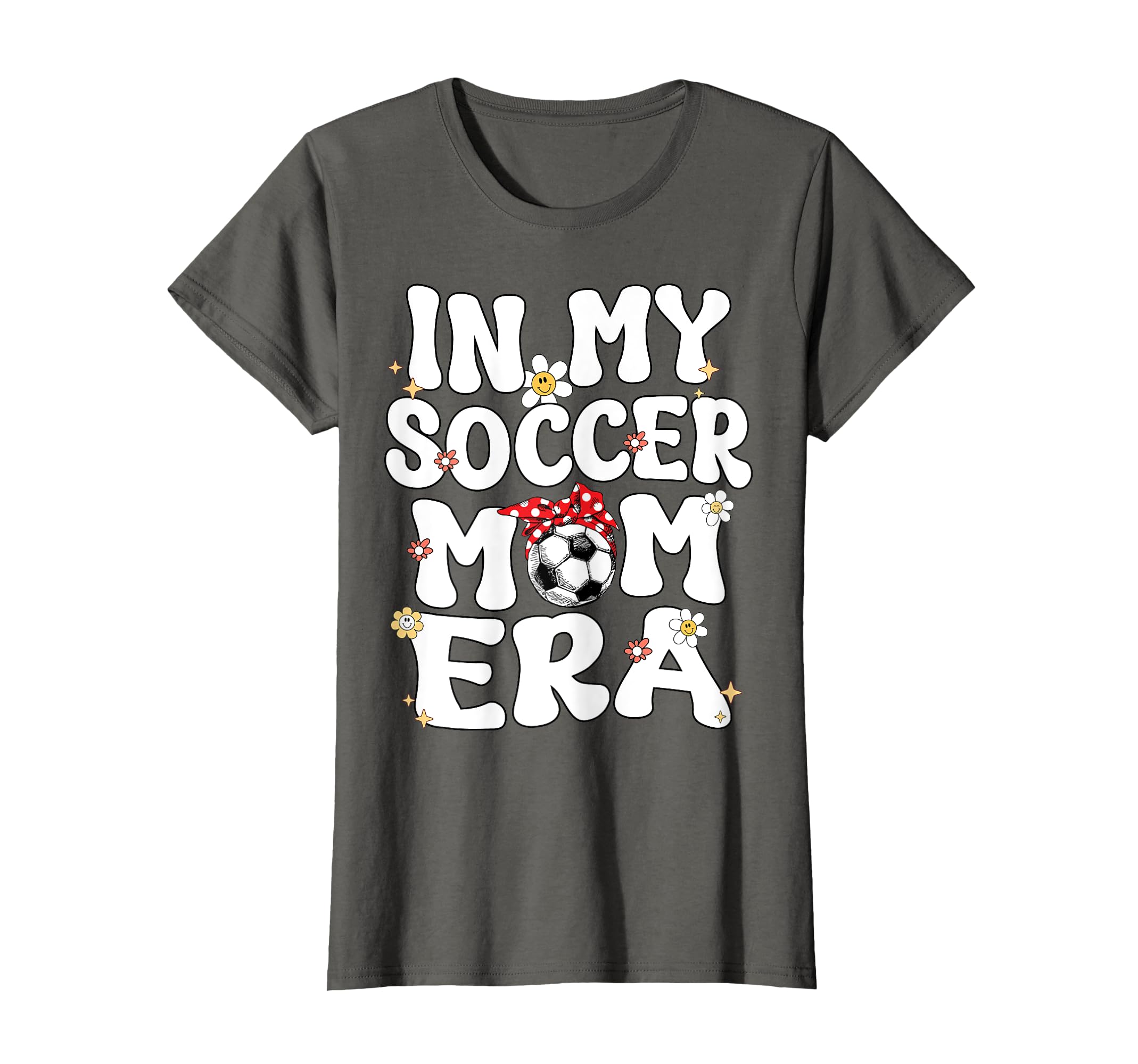 My Soccer Mom Era Groovy Soccer T-Shirt - Fun Novelty Design for Adults - T-Shirt, Sweatshirt, Hoodie