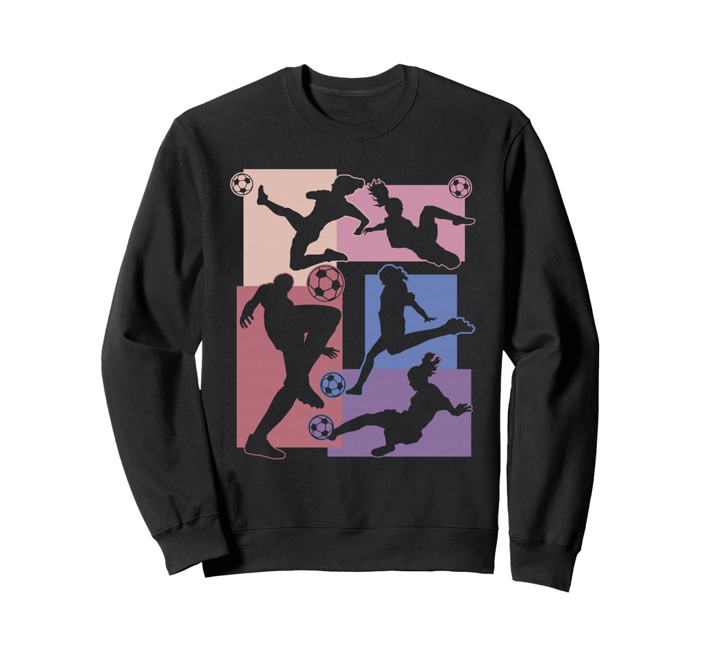 Funny Soccer Player Ball Soccer Sweatshirt - Custom Art Print for Adults - T-Shirt, Sweatshirt, Hoodie