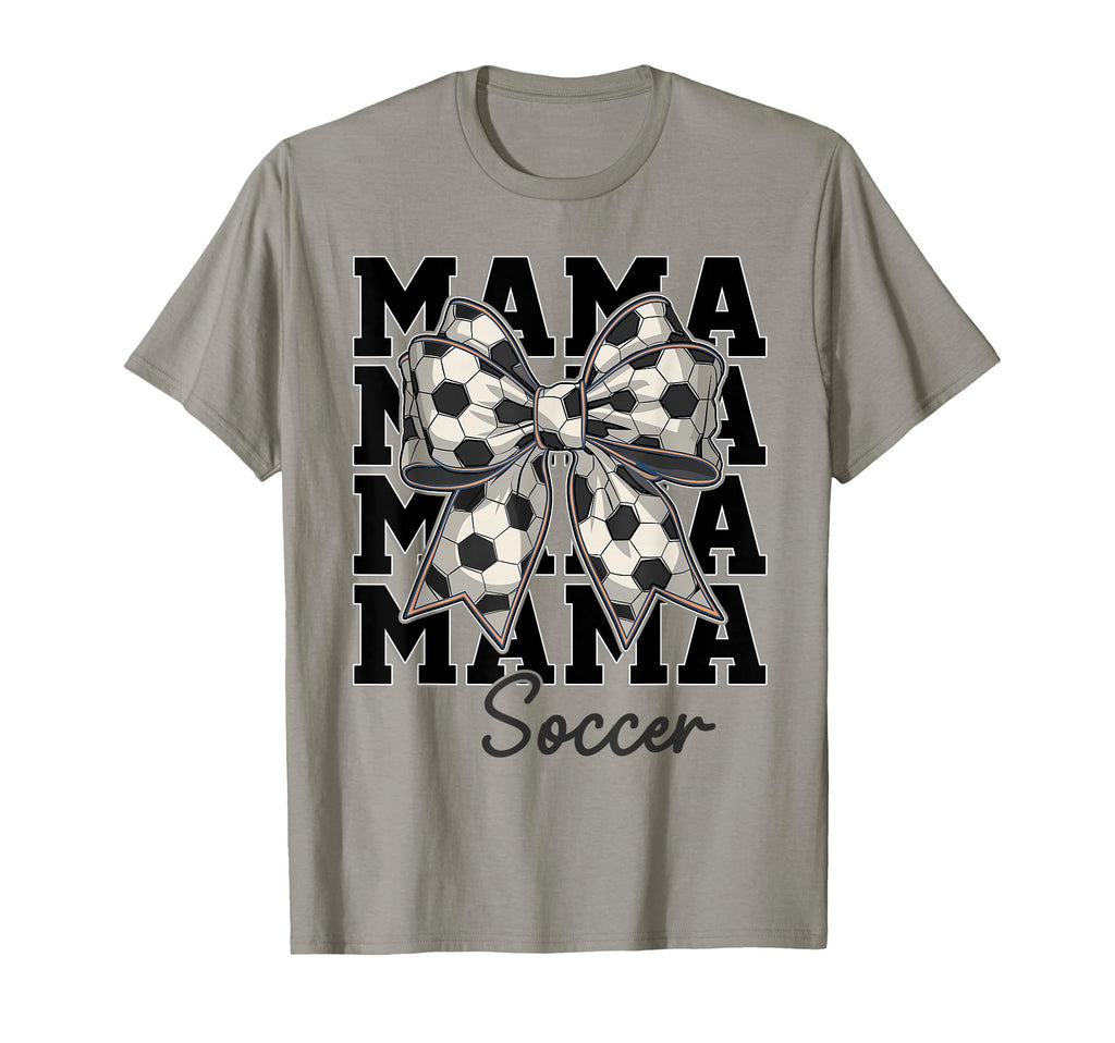 Soccer Mama Coquette Bow Biggest Fan T-Shirt - Minimalist Print Men Women - T-Shirt, Sweatshirt, Hoodie