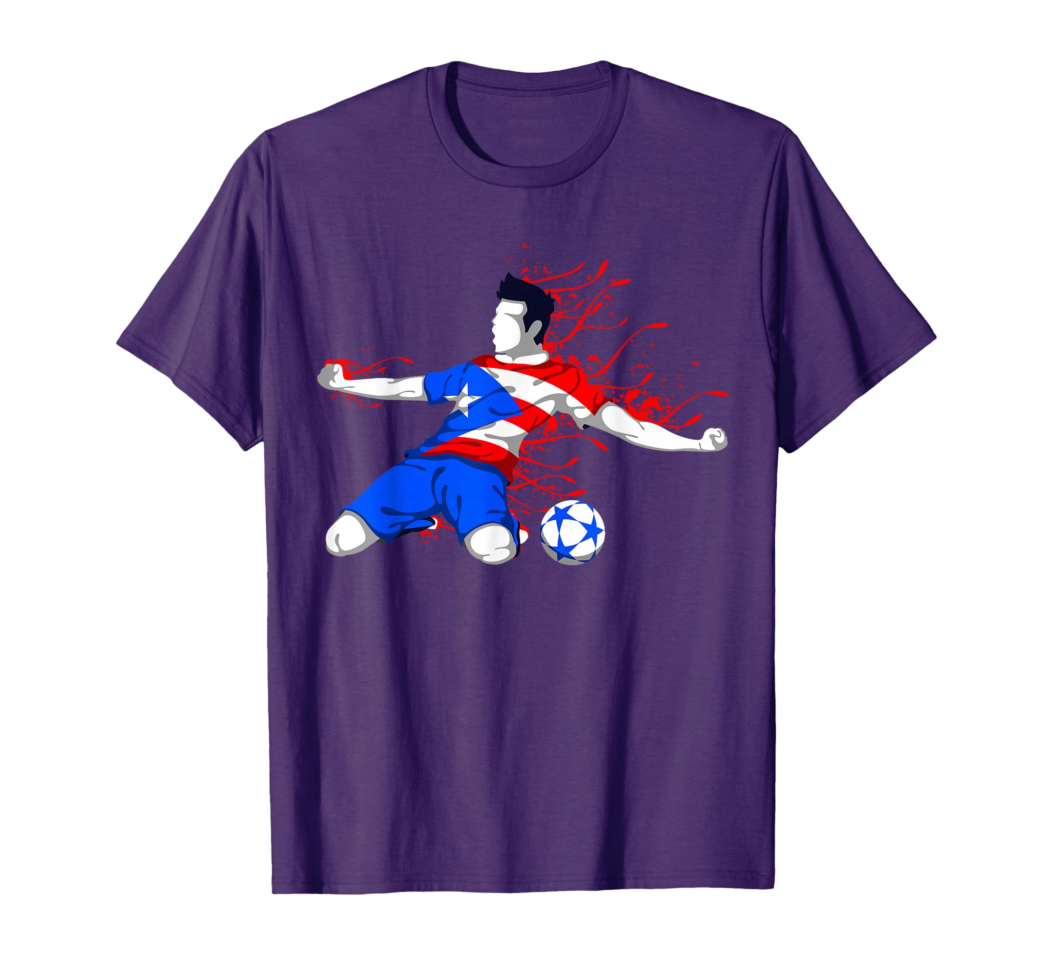 Puerto Rico Soccer Puerto Rican T-Shirt - Custom Art Print Men Women - T-Shirt, Sweatshirt, Hoodie